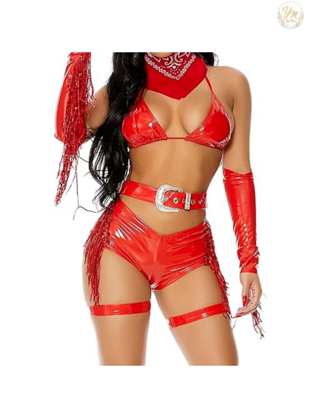 Cowgirl Costume Set Polyester Spandex Halloween Party